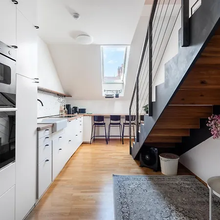 Bright Duplex Loft Near Wenceslas Square Appartamento Praga