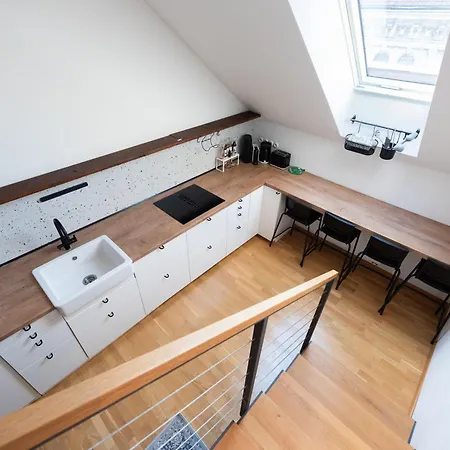 Bright Duplex Loft Near Wenceslas Square Prag