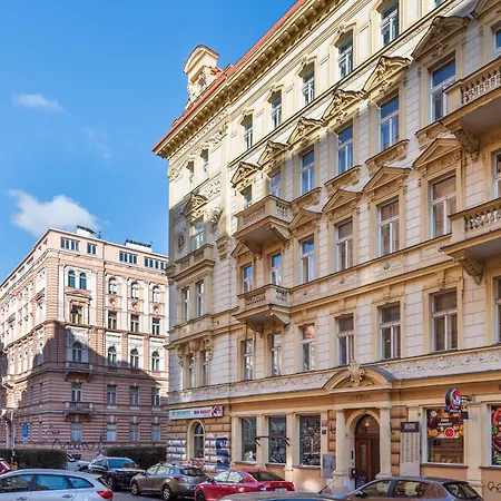 Bright Duplex Loft Near Wenceslas Square Lägenhet